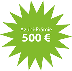 Azubieprämie 500€ - Jetzt anmelden!